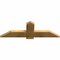 Ekena Millwork Eugene Rough Sawn Timber Gable Bracket, Western Red Cedar, 48"W x 16"H x 2"D x 6"F, 8/12 Pitch GBW048X16X0206EUG00RWR - alternate 4
